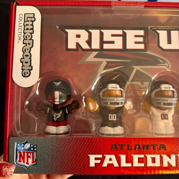Collector Atlanta Falcons Figurine Set NFL little people - Picture 1 of 2